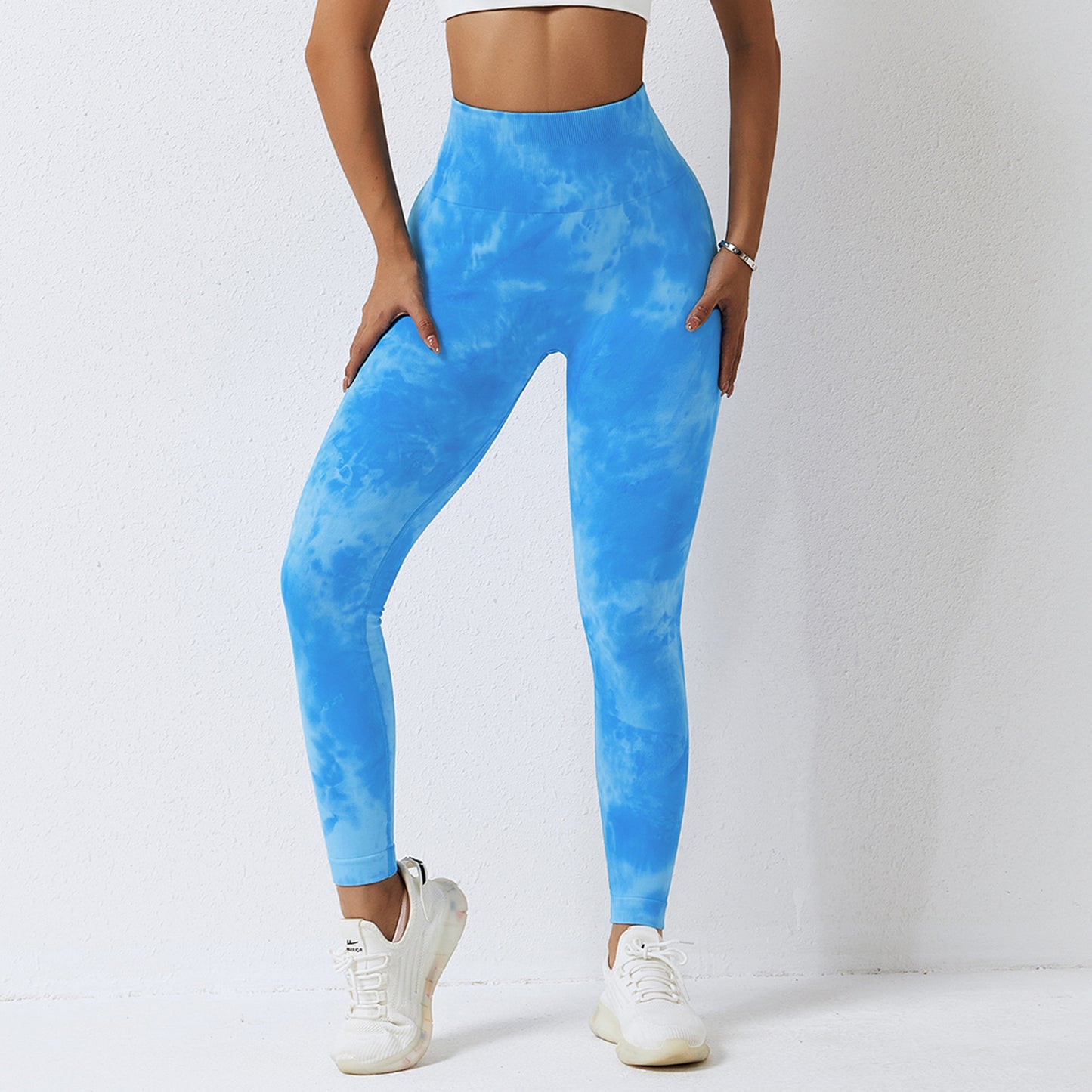 Tie-Dye Seamless High Waist Yoga Pants