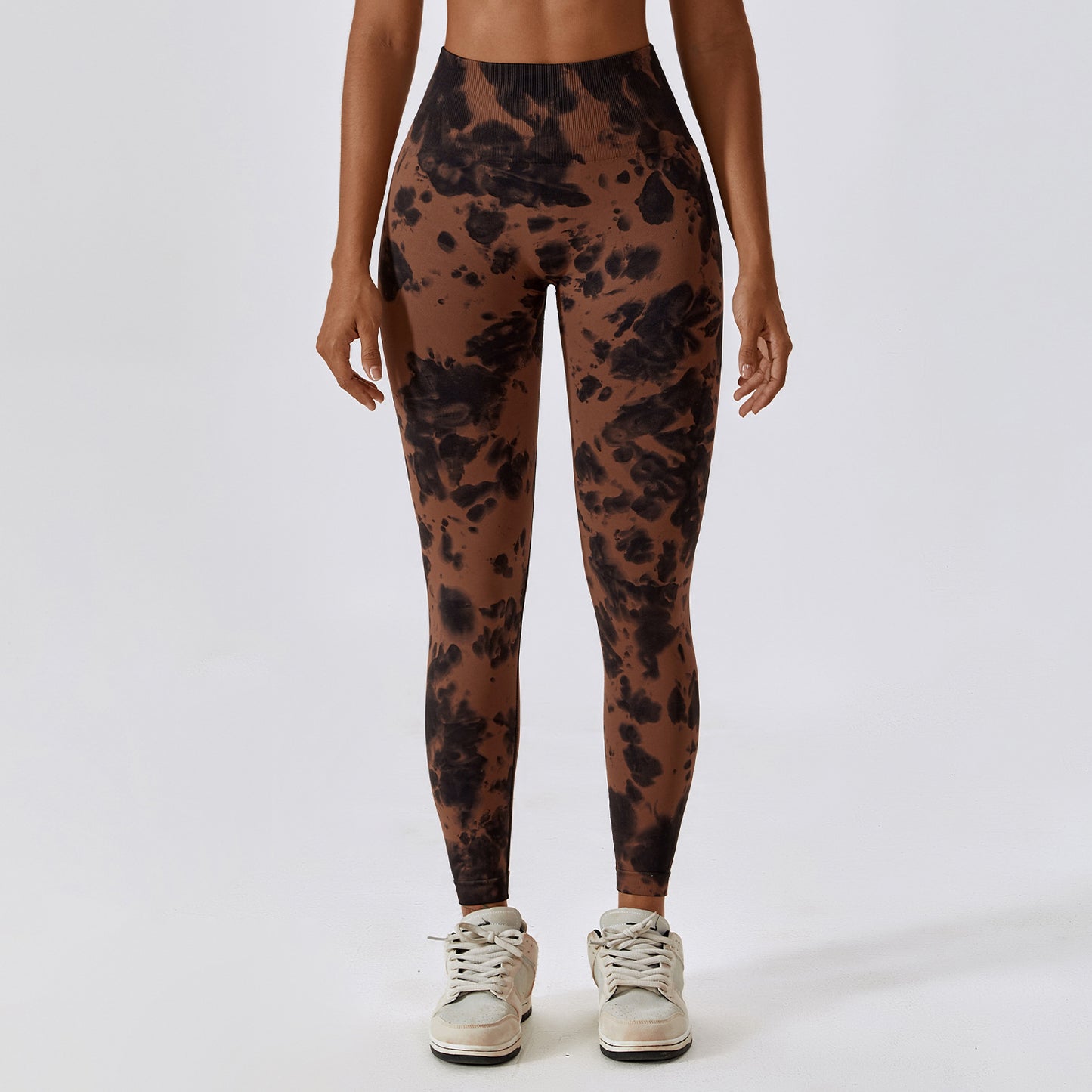 Tie-Dye Seamless High Waist Yoga Leggings