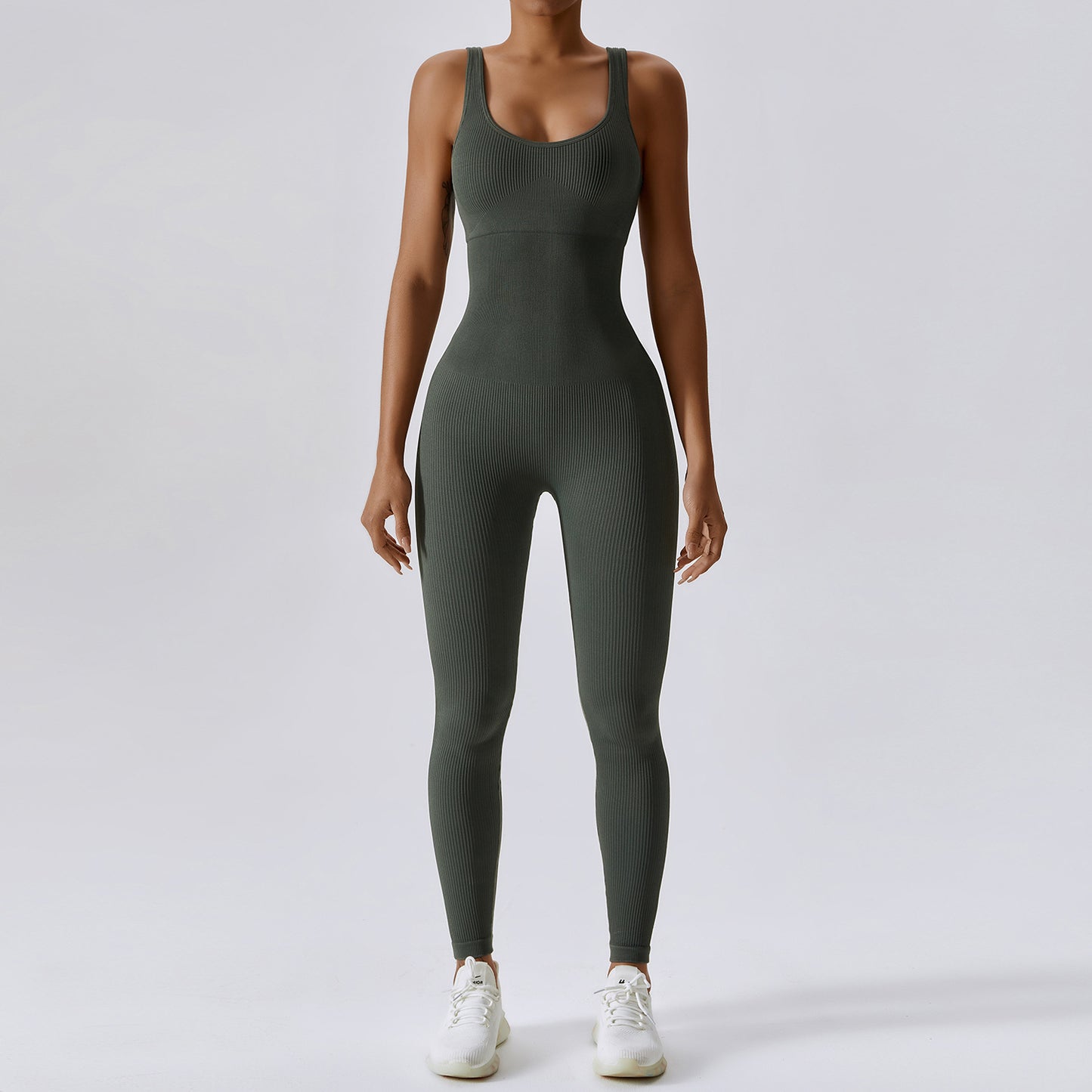 Seamless Threaded One-piece Yoga Wear