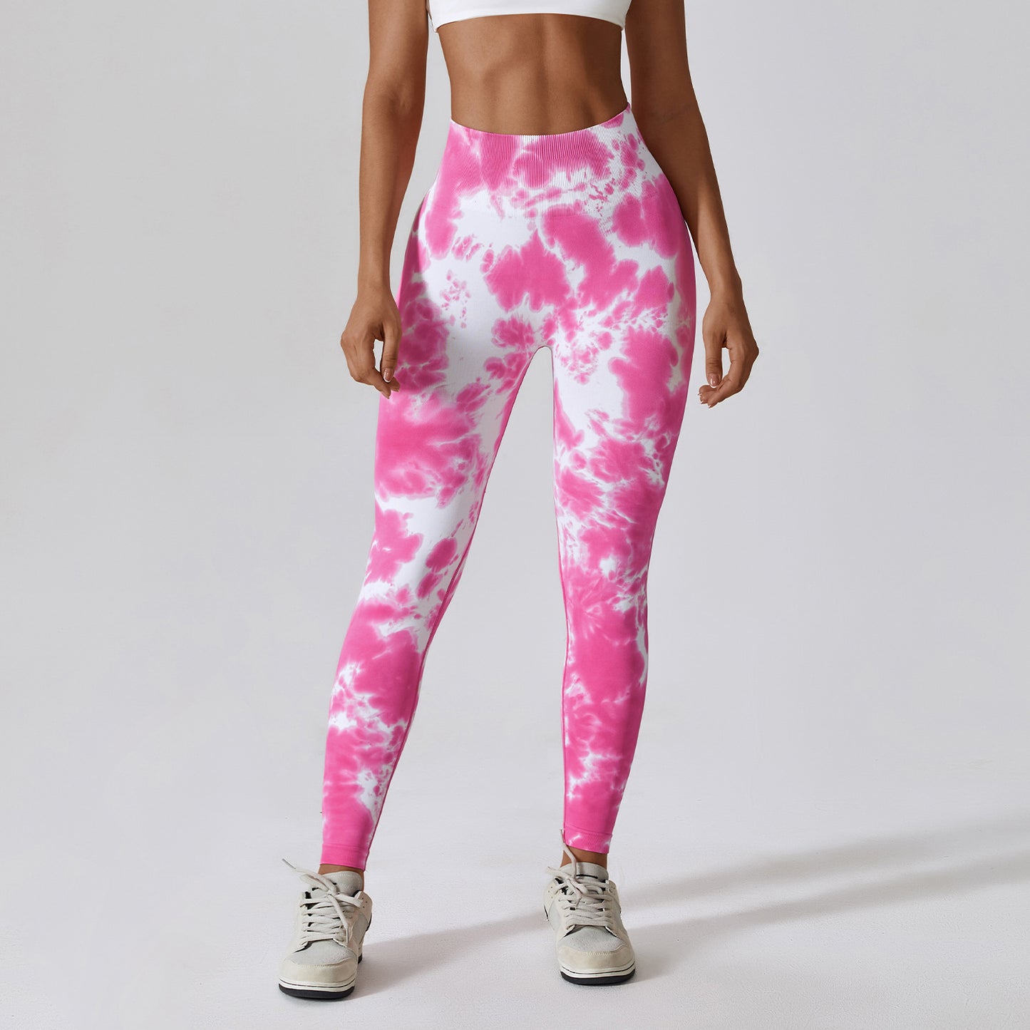 Tie-Dye Seamless High Waist Yoga Pants