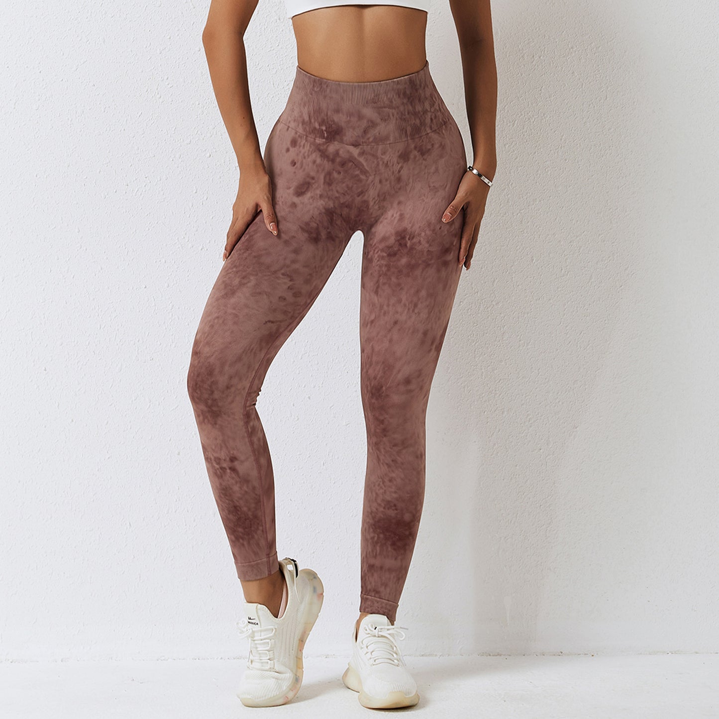 Tie-Dye Seamless High Waist Yoga Pants