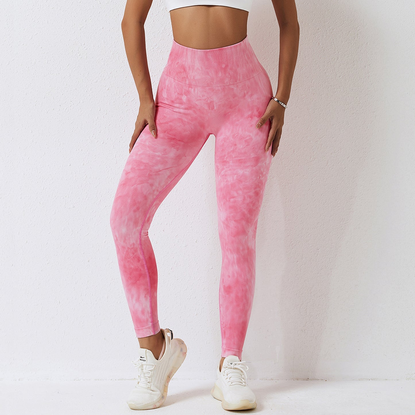 Tie-Dye Seamless High Waist Yoga Pants